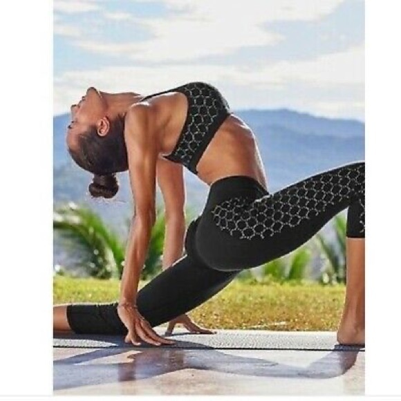 Athleta Charuranga Eyelet Leggings - Picture 1 of 4